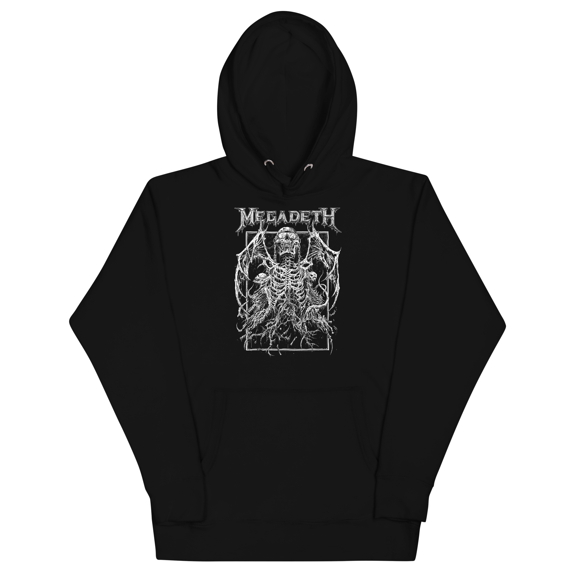 Stakes Megadeth Skeleton Wings Classic Hoodie Black