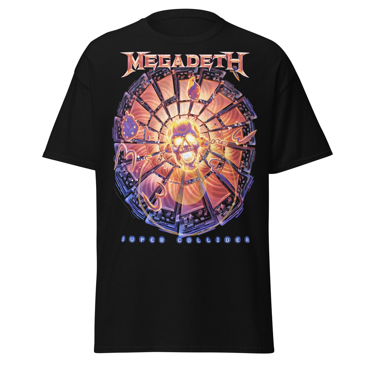 Stakes Megadeth Super Collider Jumbo Print T-shirt Black