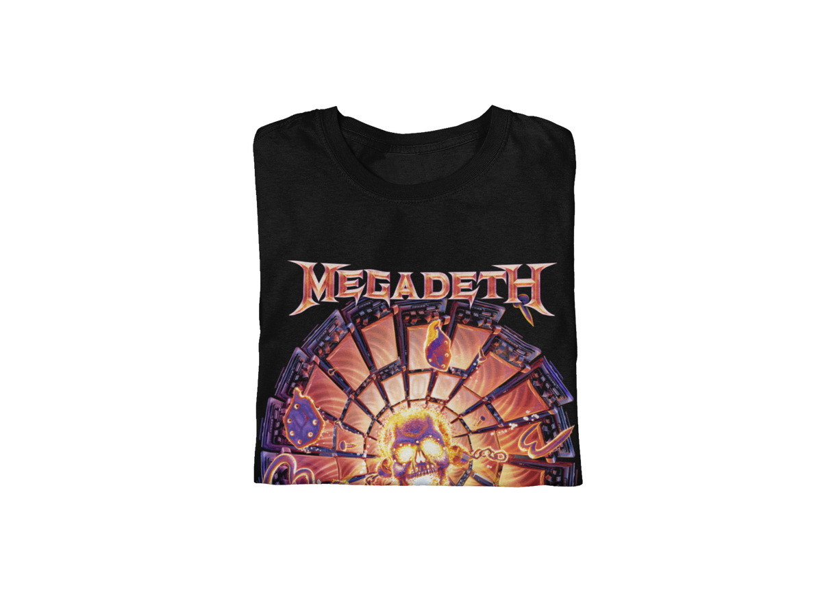 Stakes Megadeth Super Collider Jumbo Print T-shirt Black