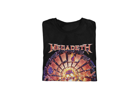 Stakes Megadeth Super Collider Jumbo Print T-shirt Black