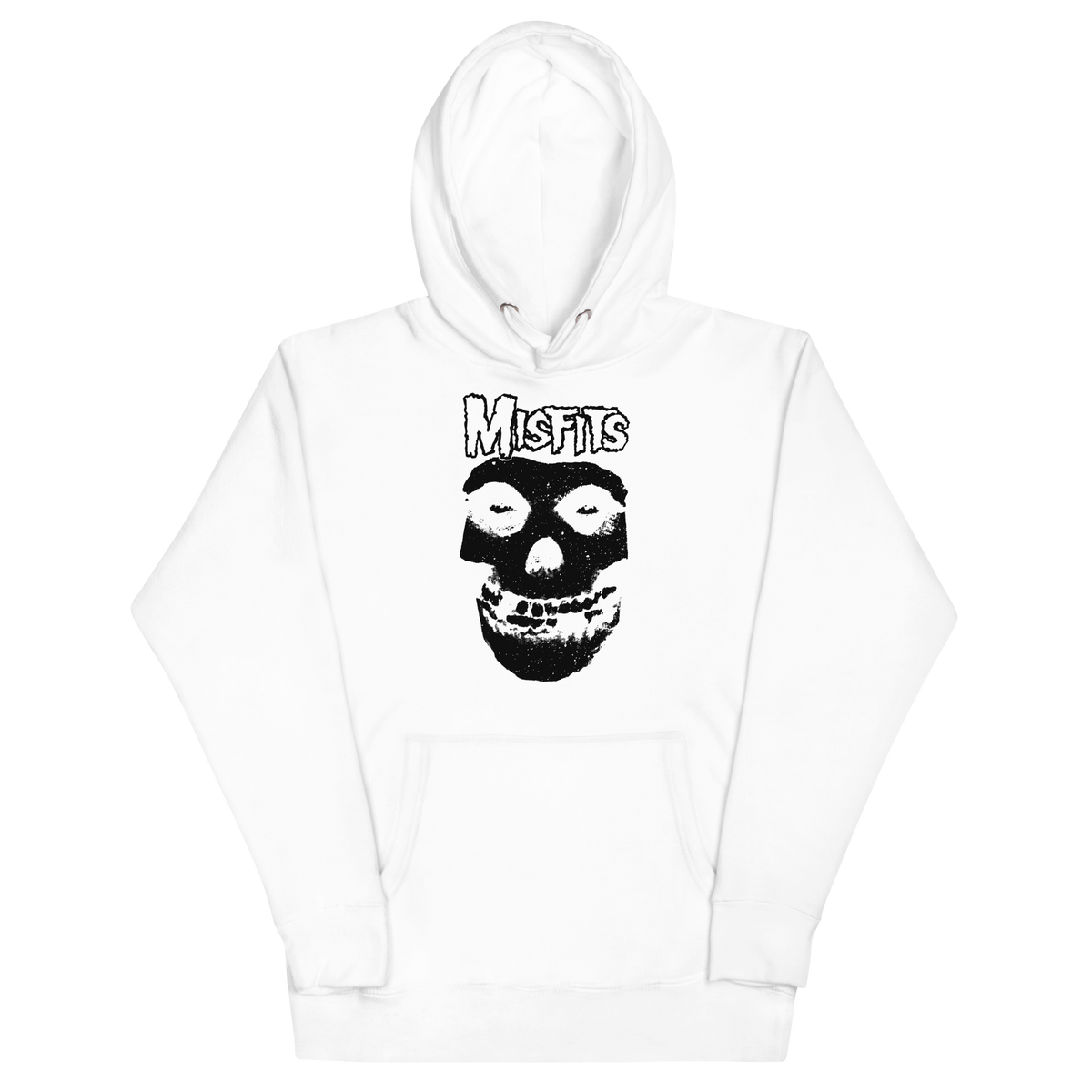 Stakes Misfits Black Skull Classic Hoodie White