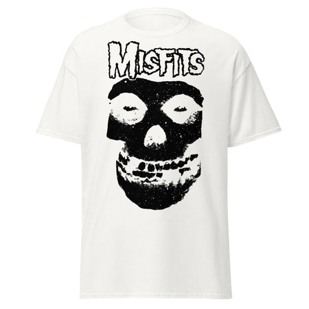 Stakes Misfits Black Skull Jumbo Print T-shirt White