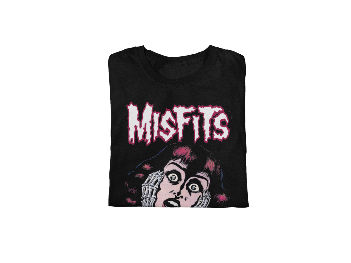 Stakes Misfits - Screaming Jumbo Print T-Shirt Black