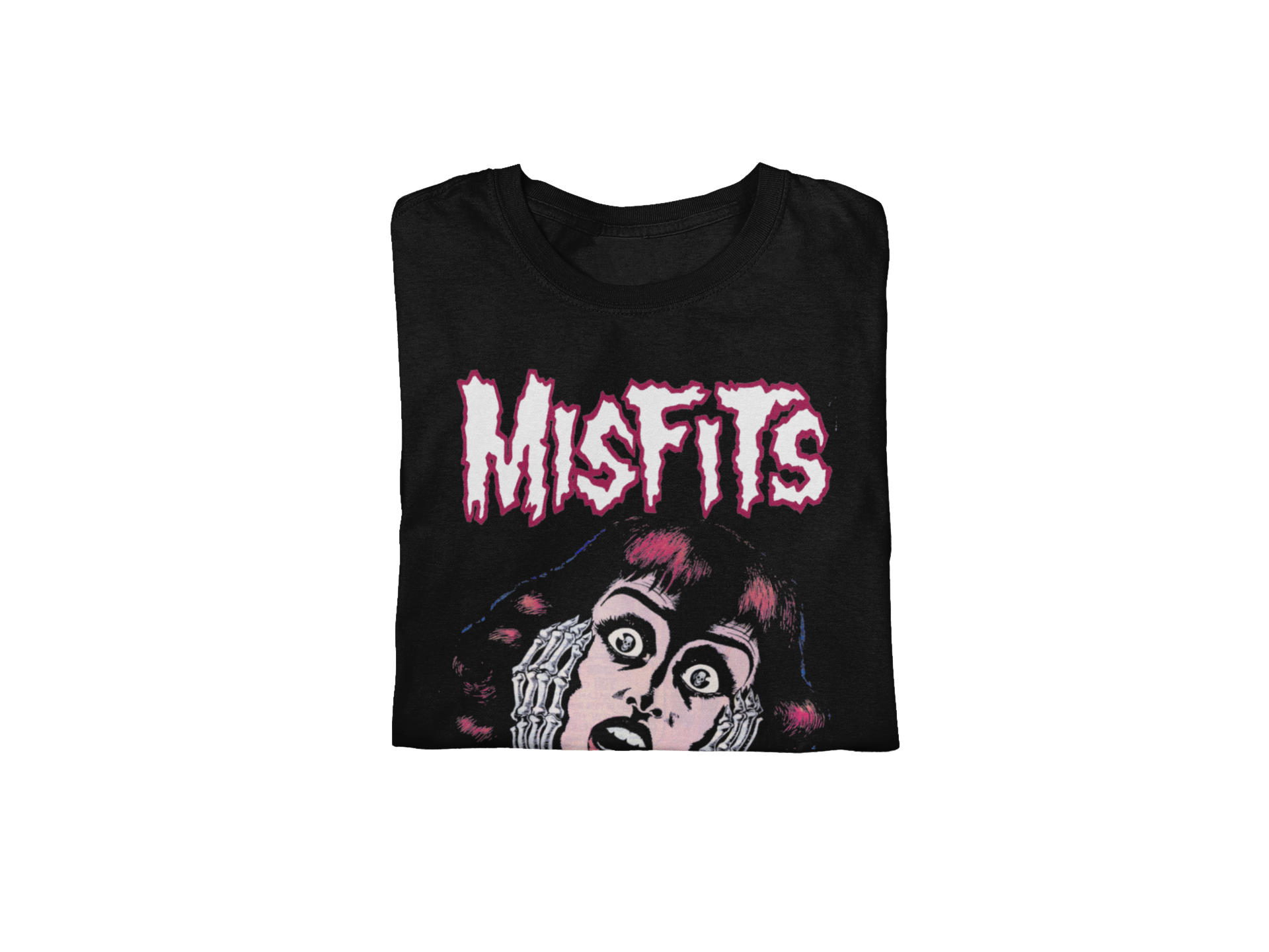 Stakes Misfits - Screaming Jumbo Print T-Shirt Black