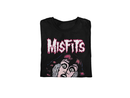 Stakes Misfits - Screaming Jumbo Print T-Shirt Black