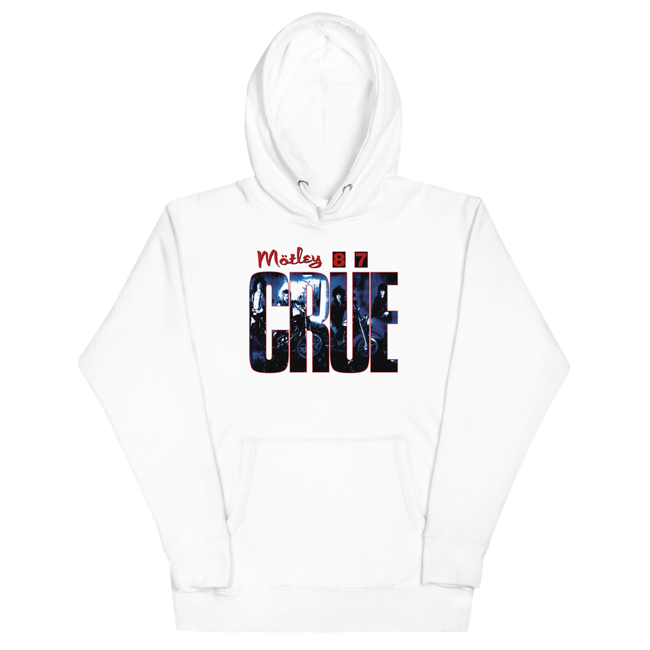Stakes Motley Crue - 1987 Tour Vintage Classic Hoodie White
