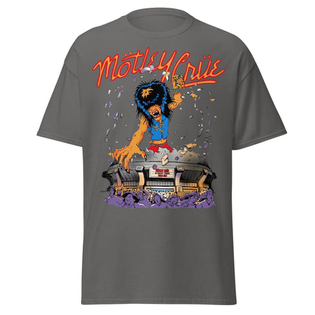 Stakes Motley Crue Allister Dome Jumbo Print T-shirt Gray