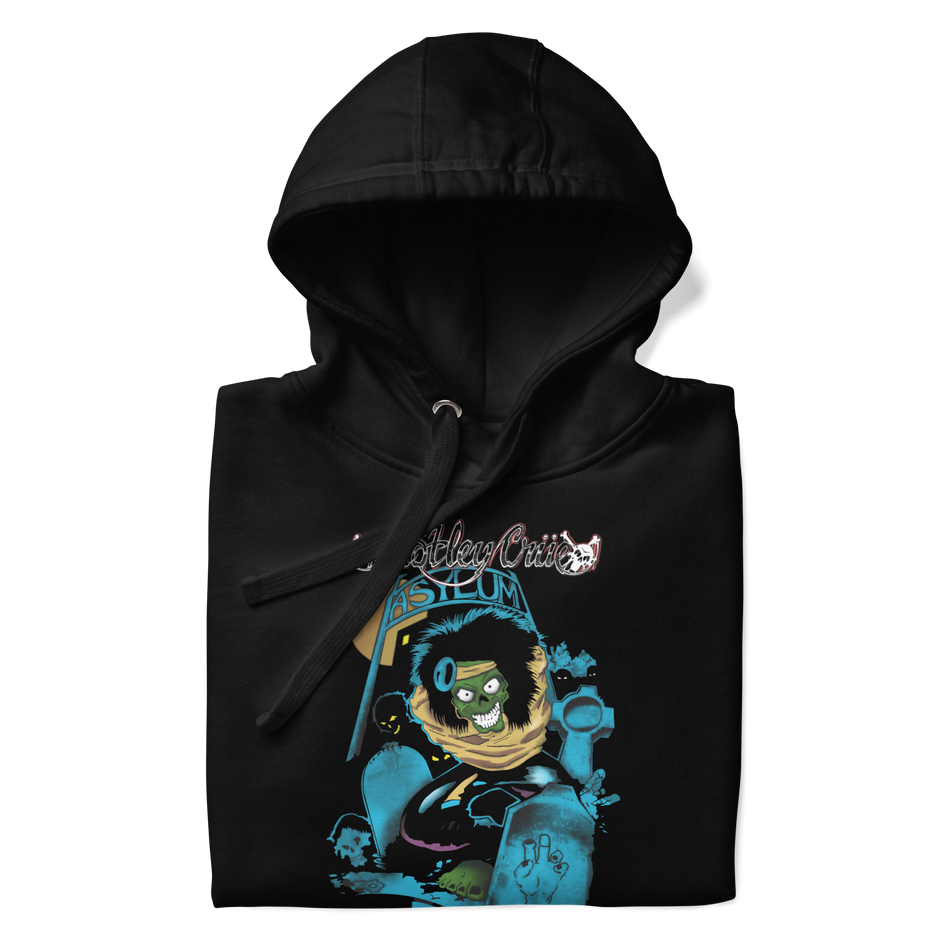 Stakes Motley Crue Asylum Vintage Hoodie Black