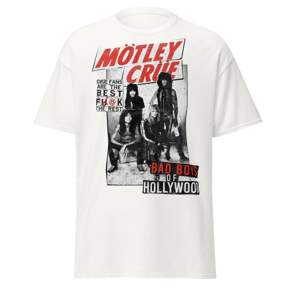 Stakes Motley Crue Crue Fans Jumbo Print T-shirt White