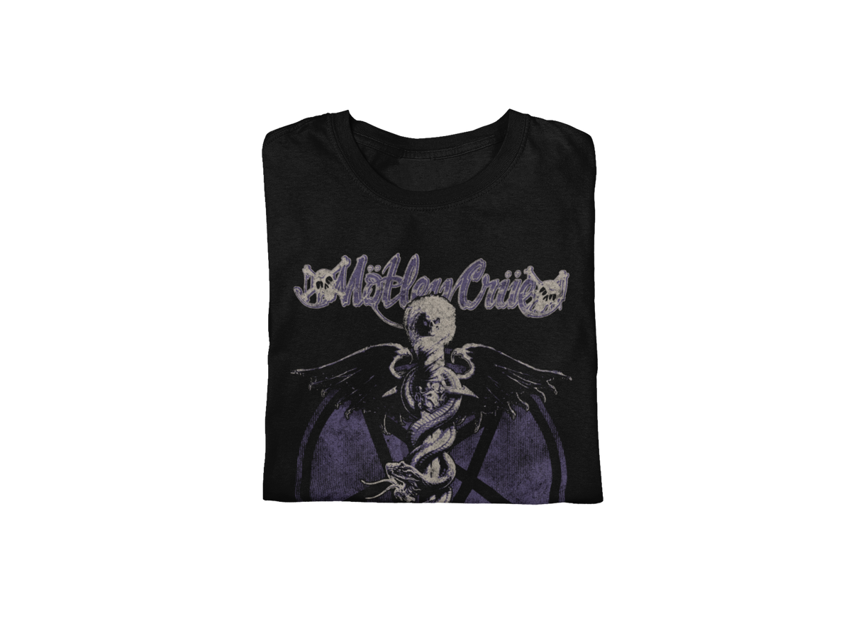 Stakes Motley Crue Dark Doctor Jumbo Print T-shirt Black