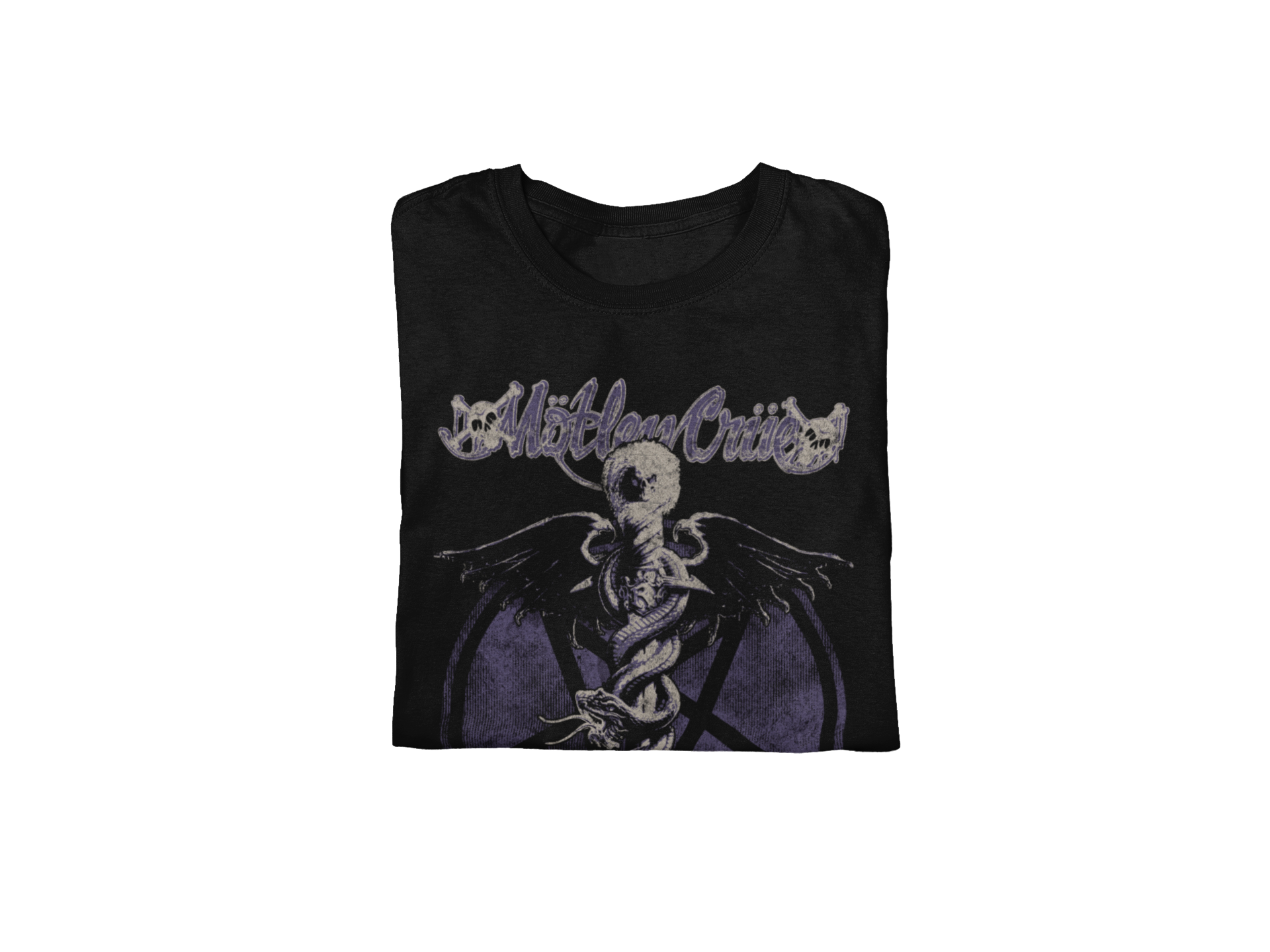 Stakes Motley Crue Dark Doctor Jumbo Print T-shirt Black
