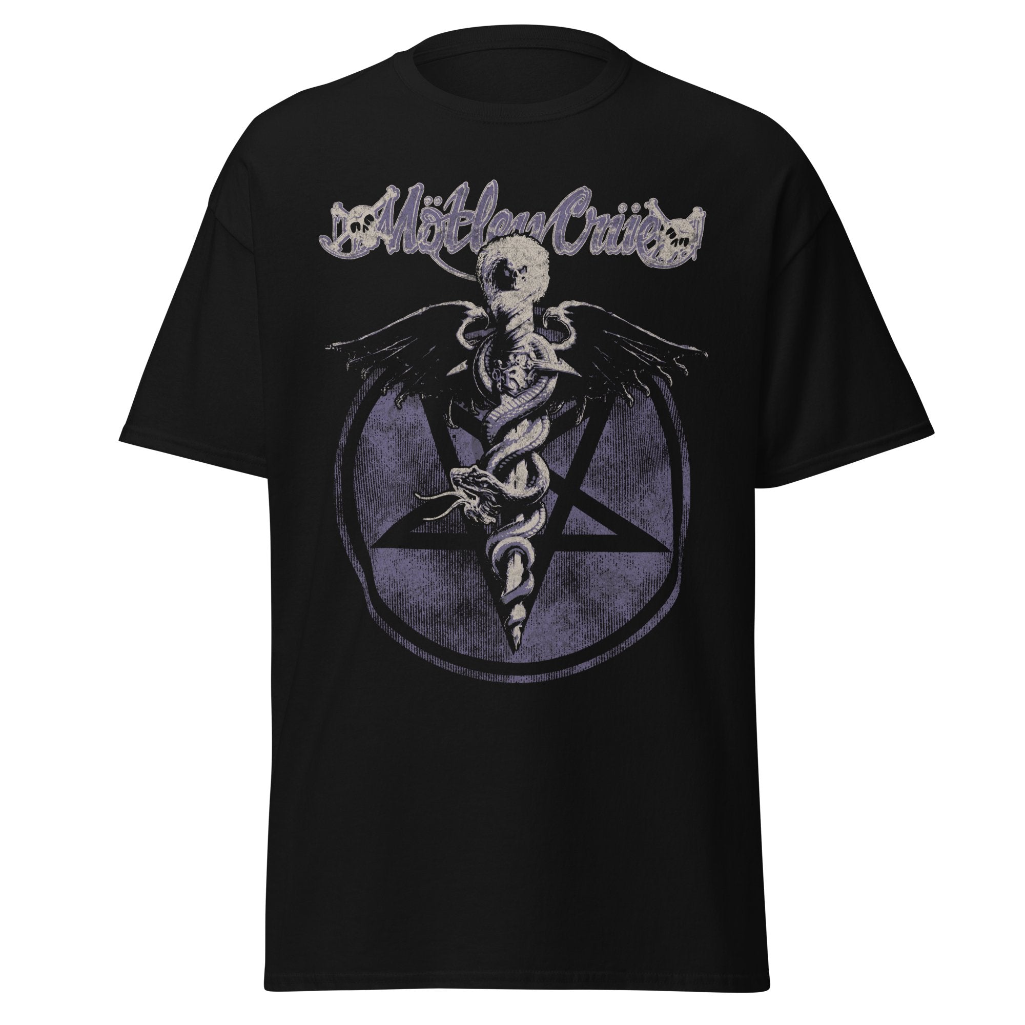 Stakes Motley Crue Dark Doctor Jumbo Print T-shirt Black