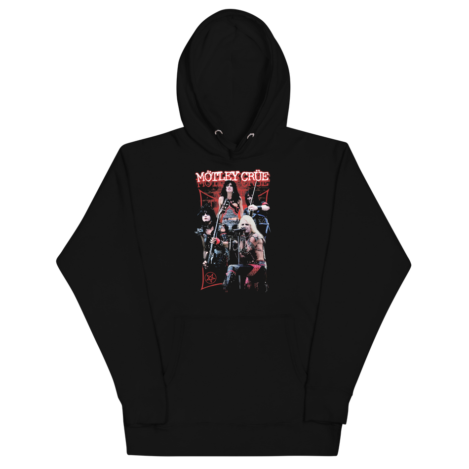Stakes Motley Crue Live Classic Hoodie Black