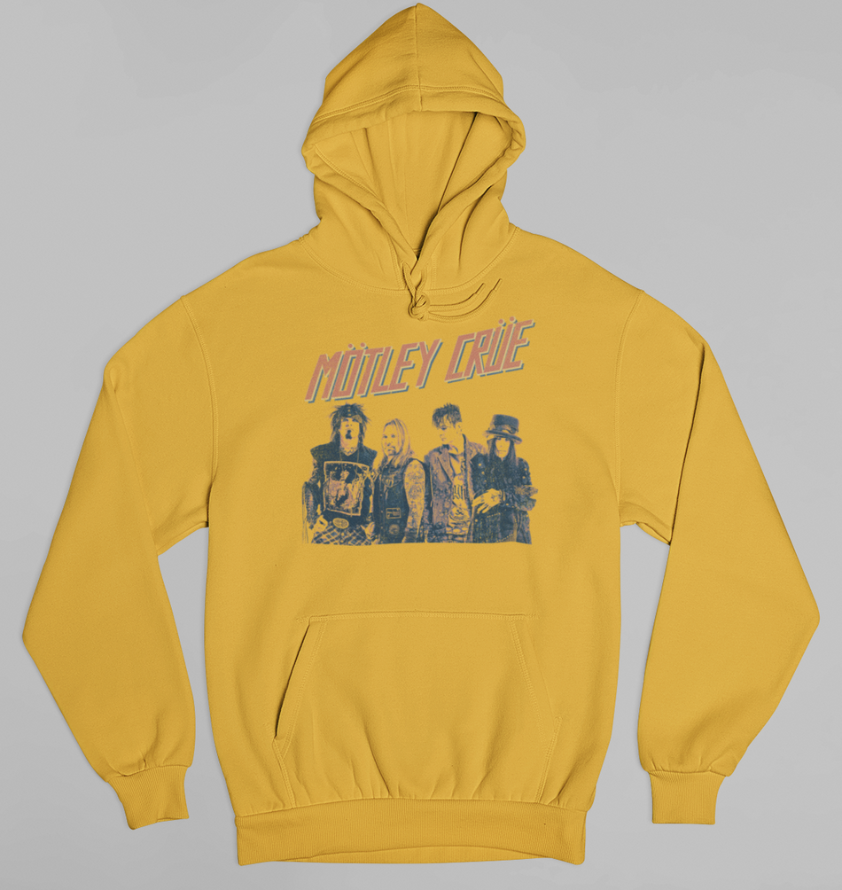 Stakes Motley Crue - Retro Boomin Classic Hoodie Black