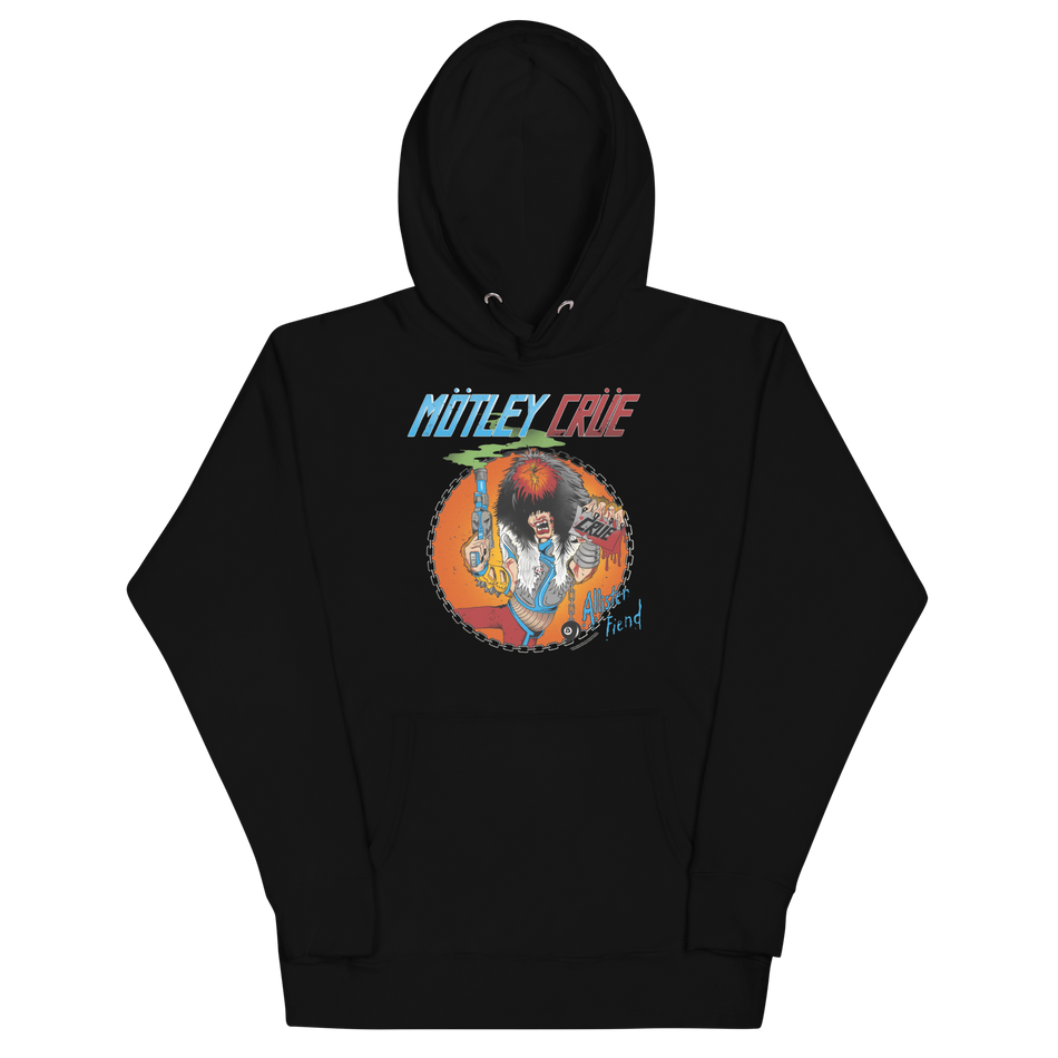 Stakes Motley Crue Smoking Allister Classic Hoodie Black