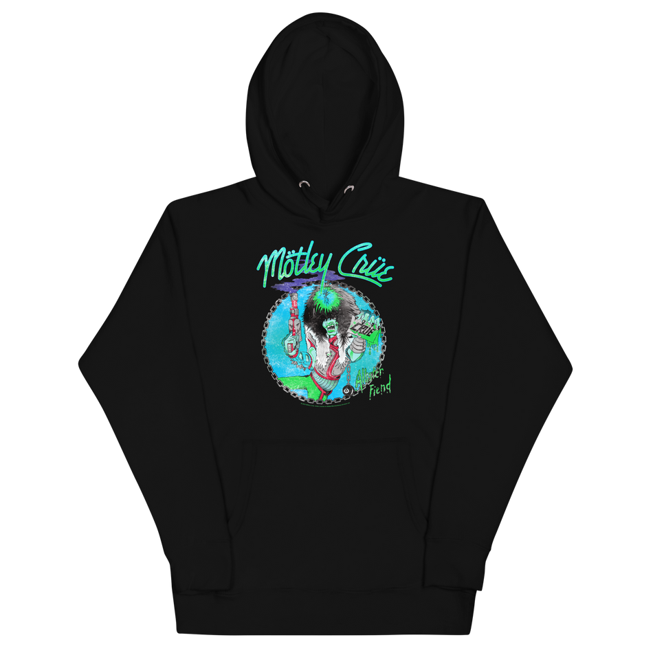 Stakes Motley Crue Turquoise Allister Classic Hoodie Black