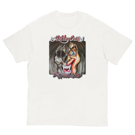 Stakes Motley Crue - Vintage Dr. Feelgood Jumbo Print T-Shirt White