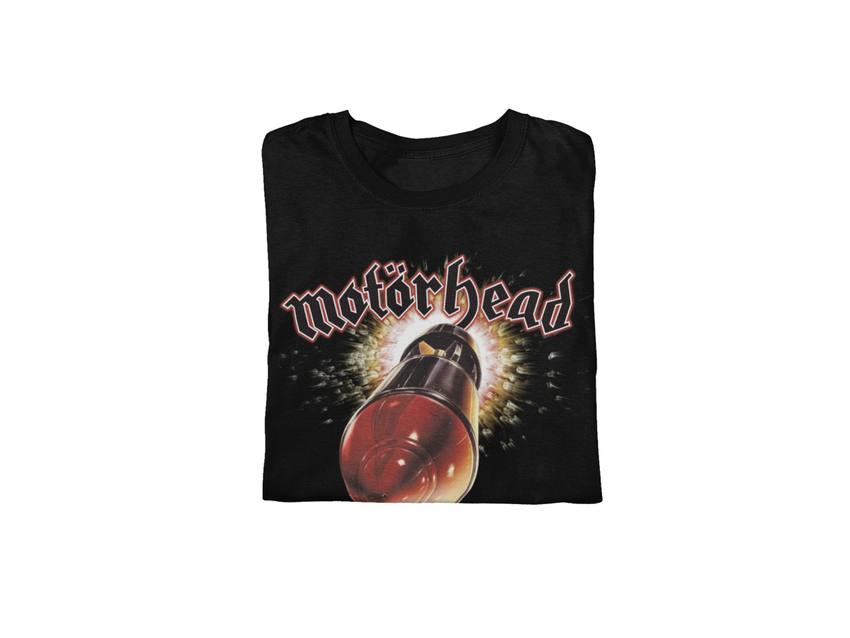 Stakes Motorhead - Big Bomber Jumbo Print T-Shirt Black