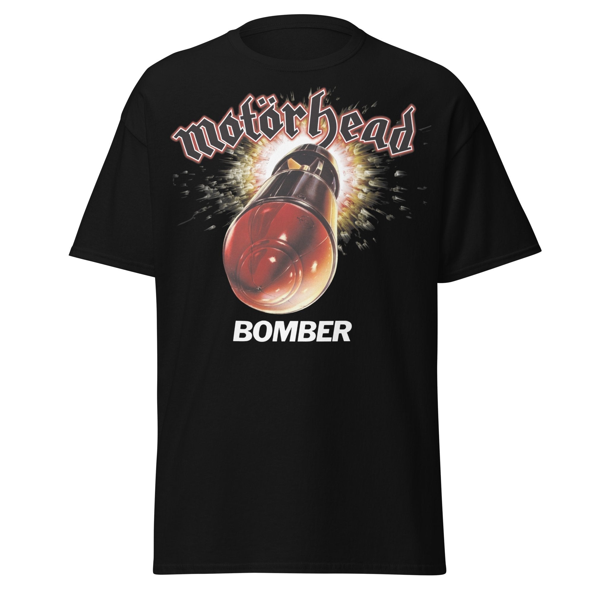 Stakes Motorhead - Big Bomber Jumbo Print T-Shirt Black