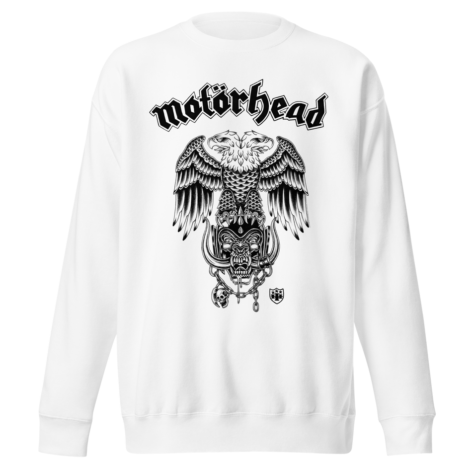 Stakes Motorhead - Double Eagle Jumbo Print Sweatshirt White