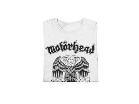 Stakes Motorhead - Double Eagle Jumbo Print T-Shirt White