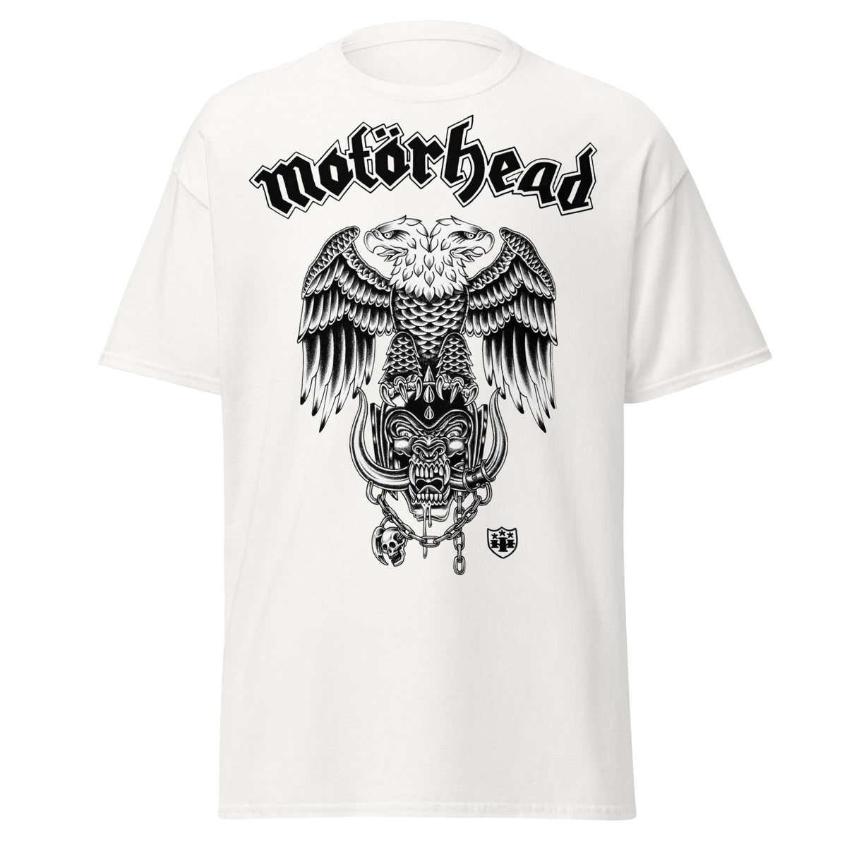 Stakes Motorhead - Double Eagle Jumbo Print T-Shirt White