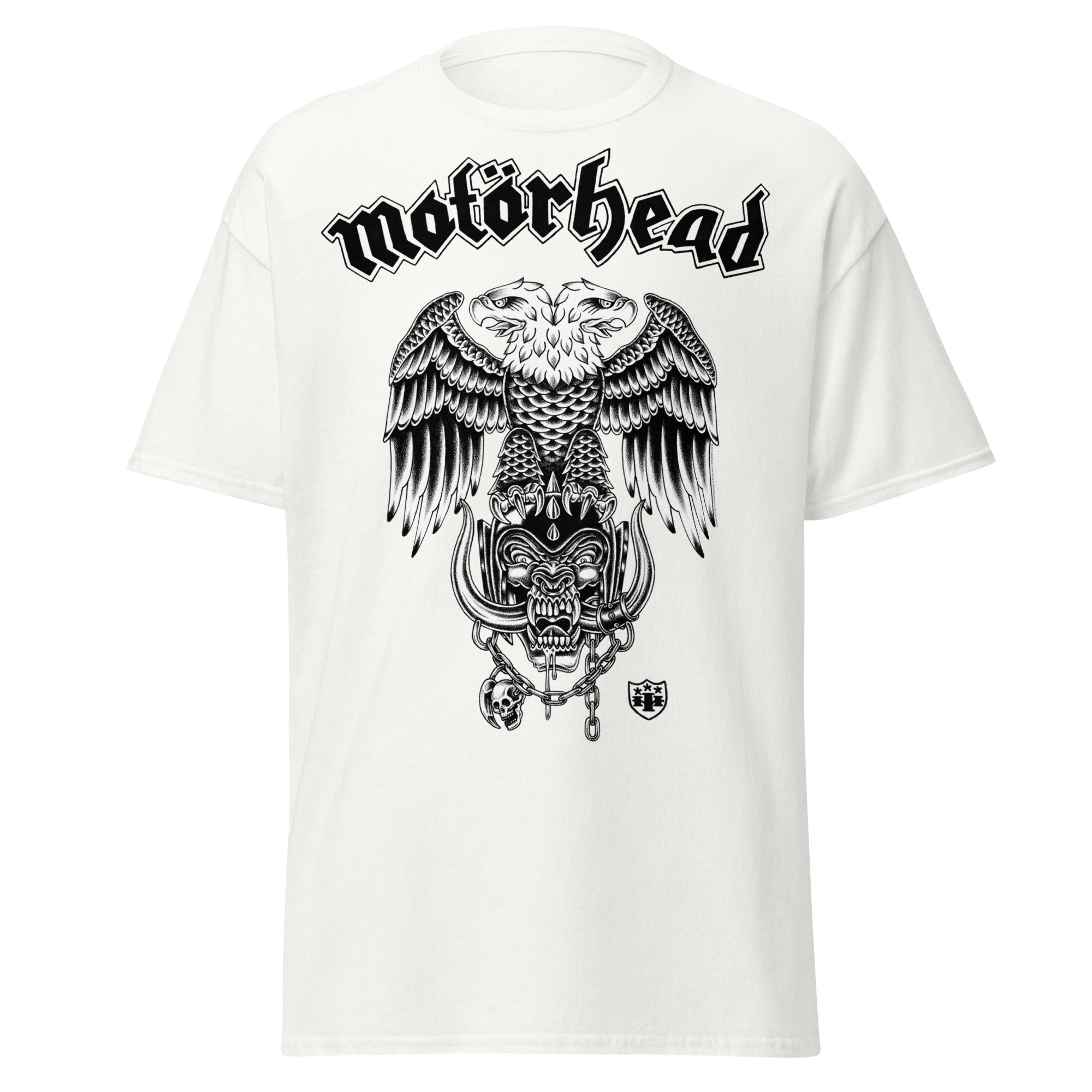 Stakes Motorhead - Double Eagle Jumbo Print T-Shirt White