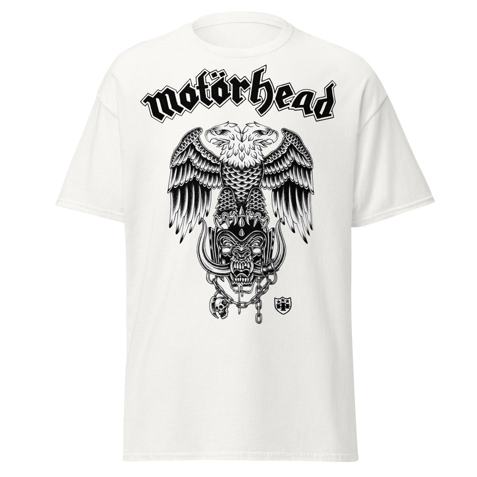 Stakes Motorhead - Double Eagle Jumbo Print T-Shirt White