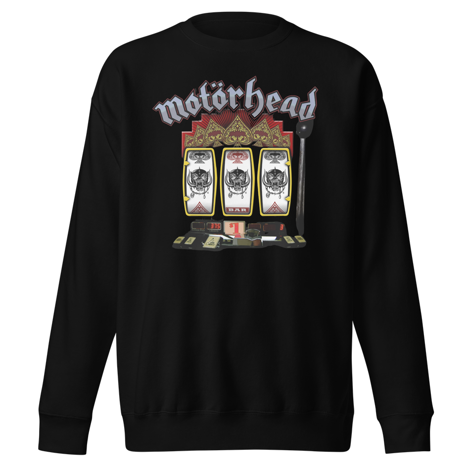 Stakes Motorhead - Jackpot Jumbo Print Sweatshirt Black