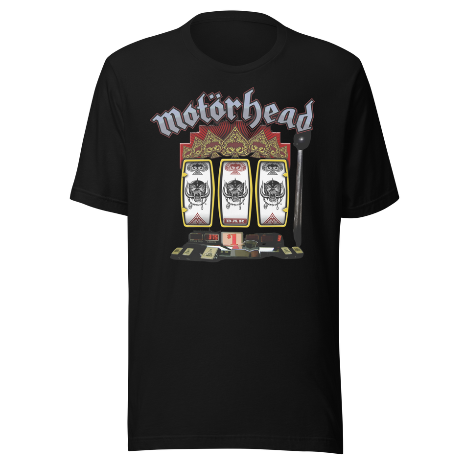 Stakes Motorhead - Jackpot Jumbo Print T-Shirt Black