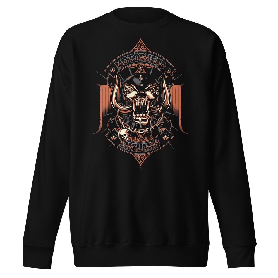 Stakes Motorhead - NeoClassic Warpig Jumbo Print Sweatshirt Black