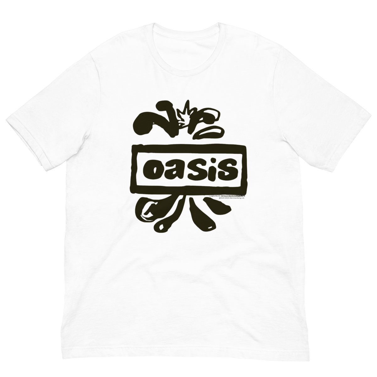 Stakes Oasis Live Jumbo Print T-Shirt White