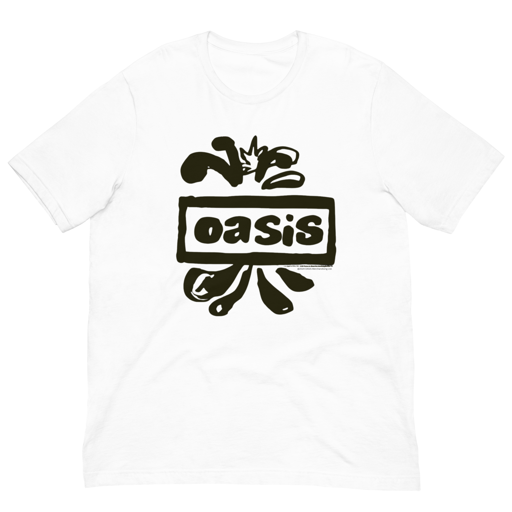 Stakes Oasis Live Jumbo Print T-Shirt White