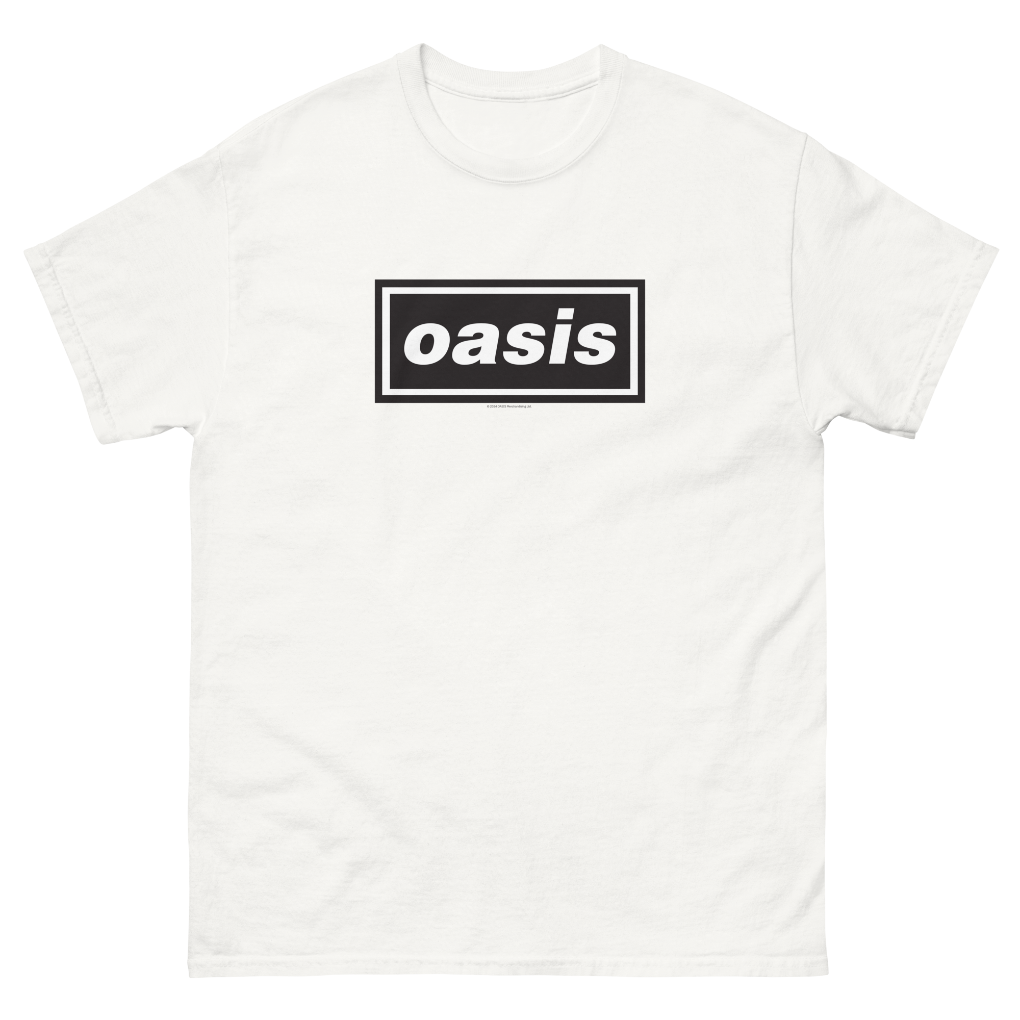 Stakes Oasis Logo Jumbo Print T-Shirt White