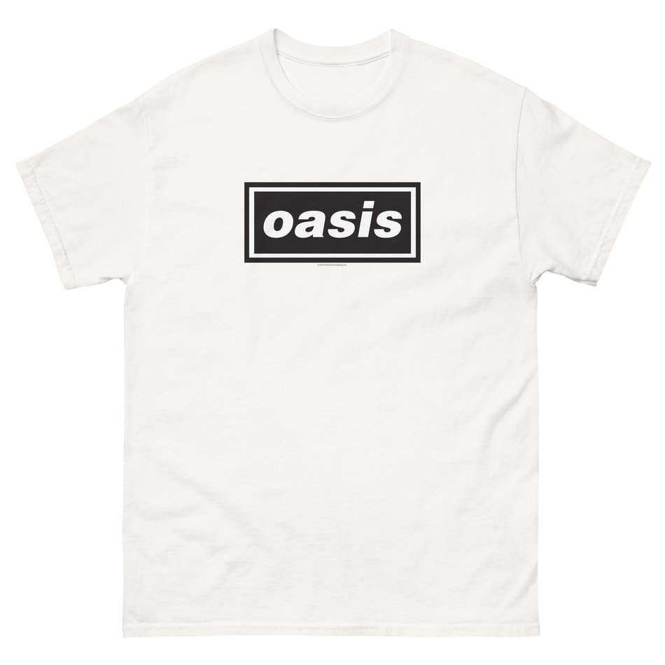 Stakes Oasis Logo Jumbo Print T-Shirt White