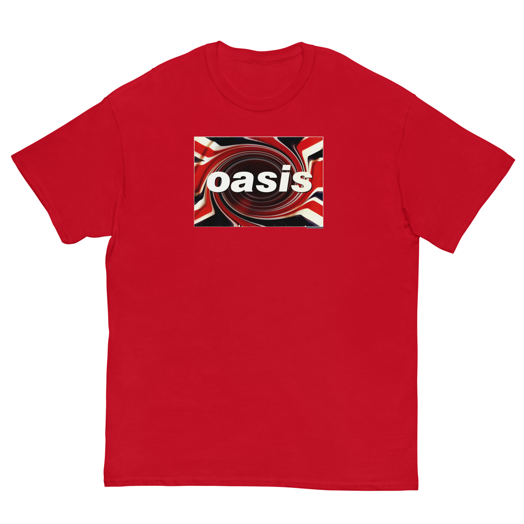 Stakes Oasis Union Jack Jumbo Print T-Shirt Red