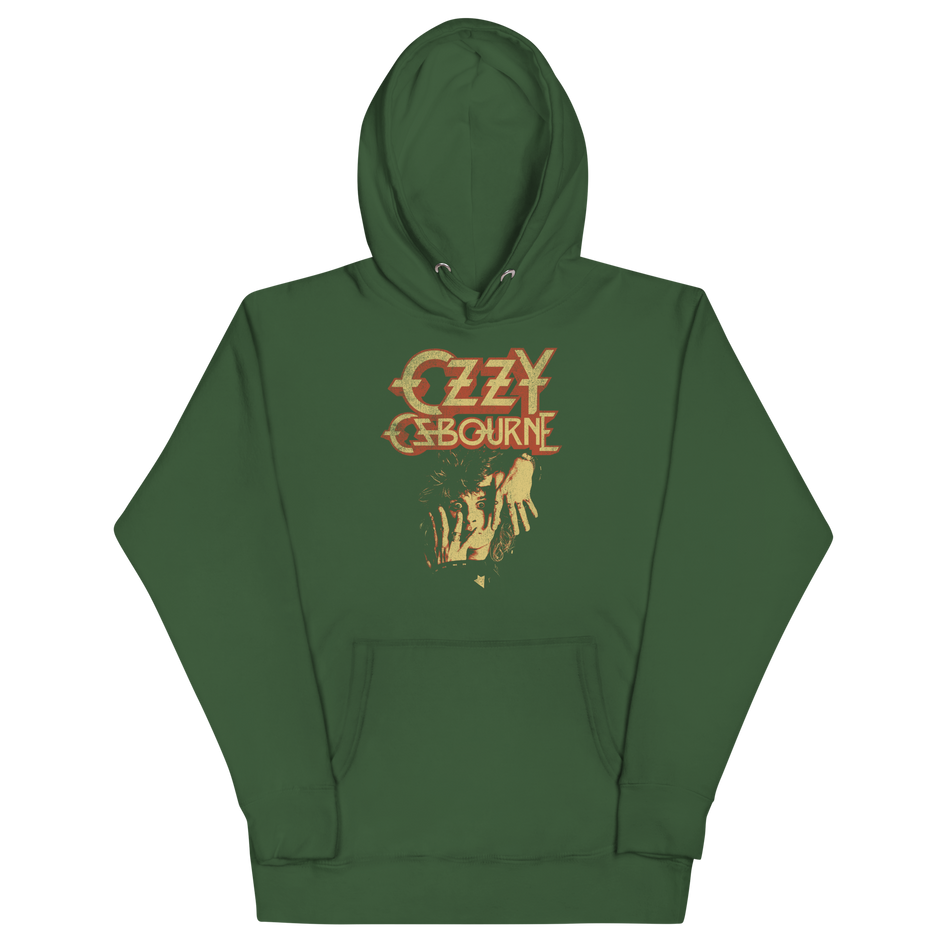 Stakes Ozzy Osbourne - Late 80s Vintage Ozzy Classic Hoodie Black