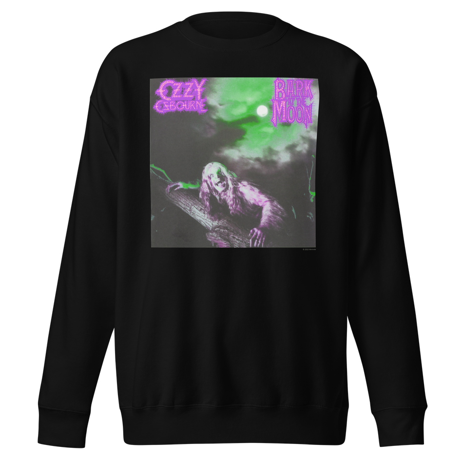 Stakes Ozzy Osbourne Neon Bark Jumbo Print Sweatshirt Black