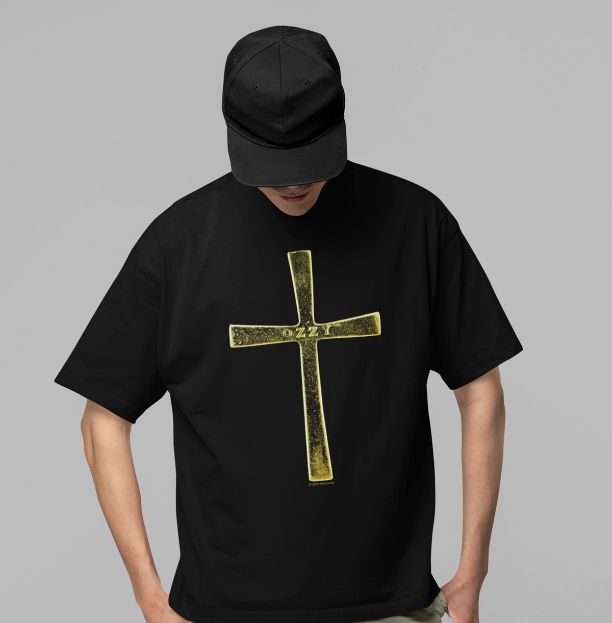 Stakes Ozzy Osbourne - Pray for Ozzy Jumbo Print T-Shirt Black