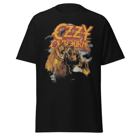Stakes Ozzy Osbourne - Vintage Werewolf Jumbo Print T-Shirt Black