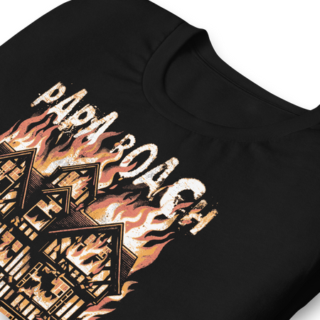 Stakes Papa Roach Broken Home T-Shirt Black