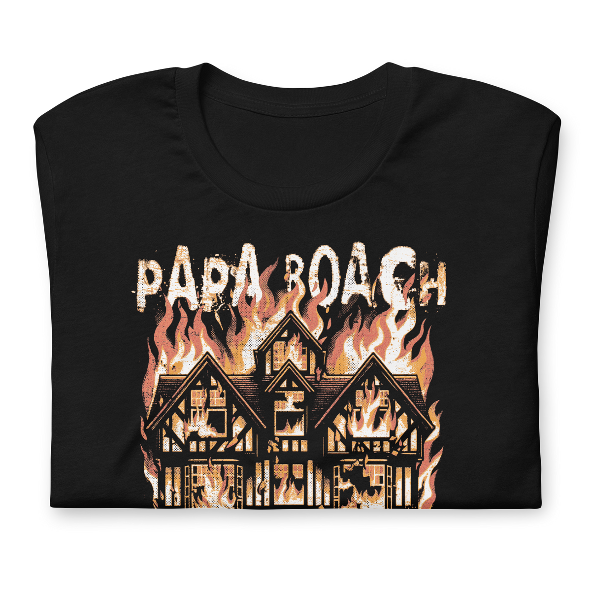 Stakes Papa Roach Broken Home T-Shirt Black