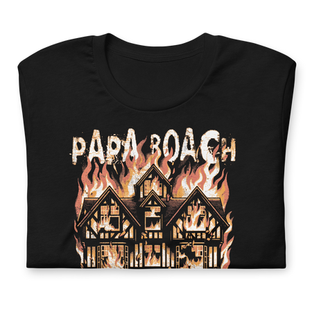 Stakes Papa Roach Broken Home T-Shirt Black