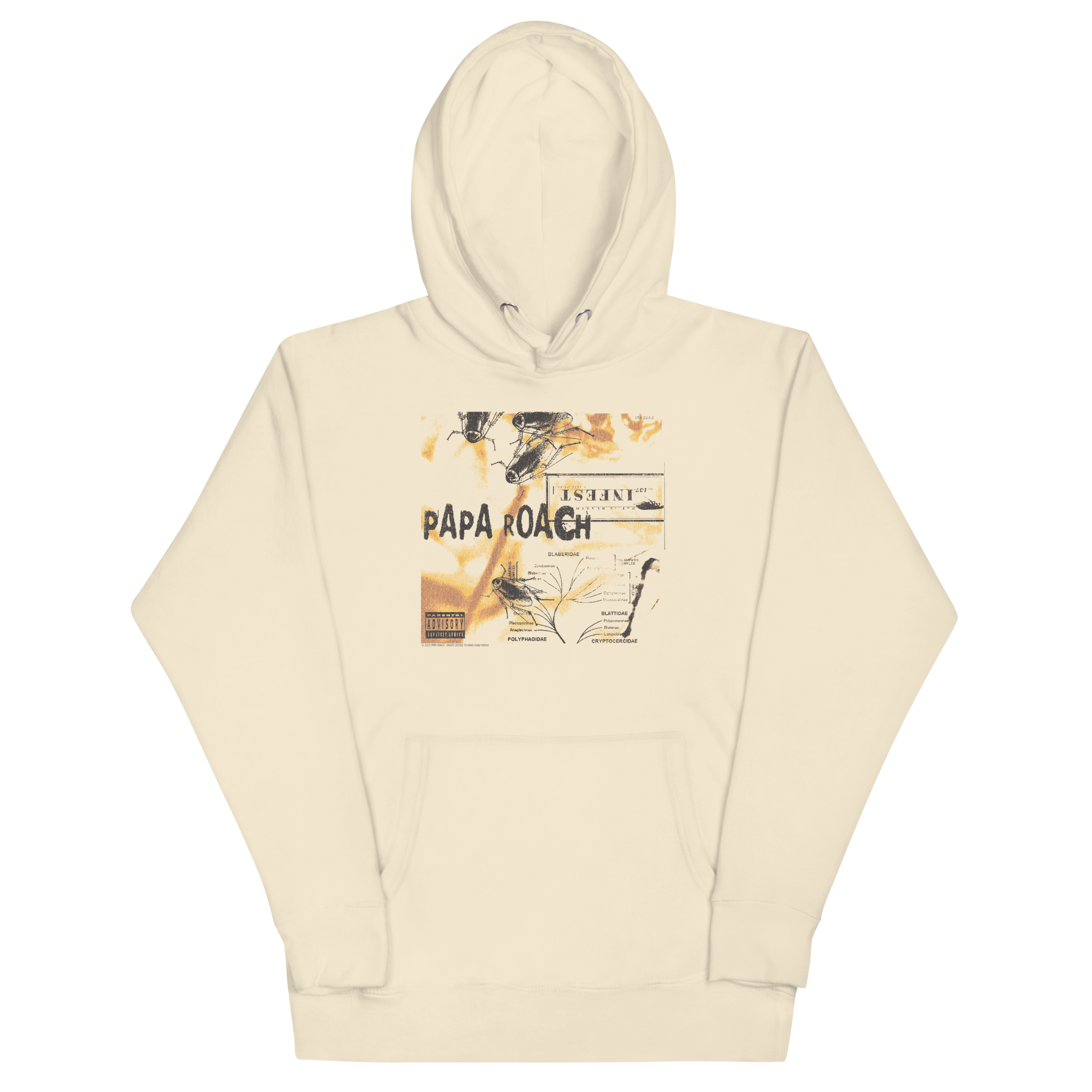 Stakes Papa Roach OG Infest Hoodie Natural