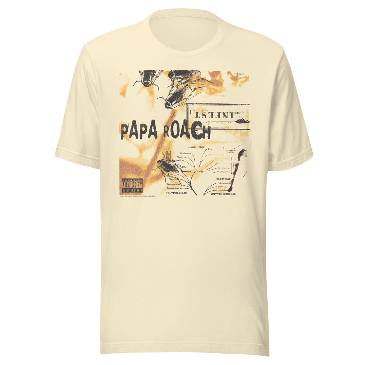 Stakes Papa Roach OG Infest T-Shirt Natural