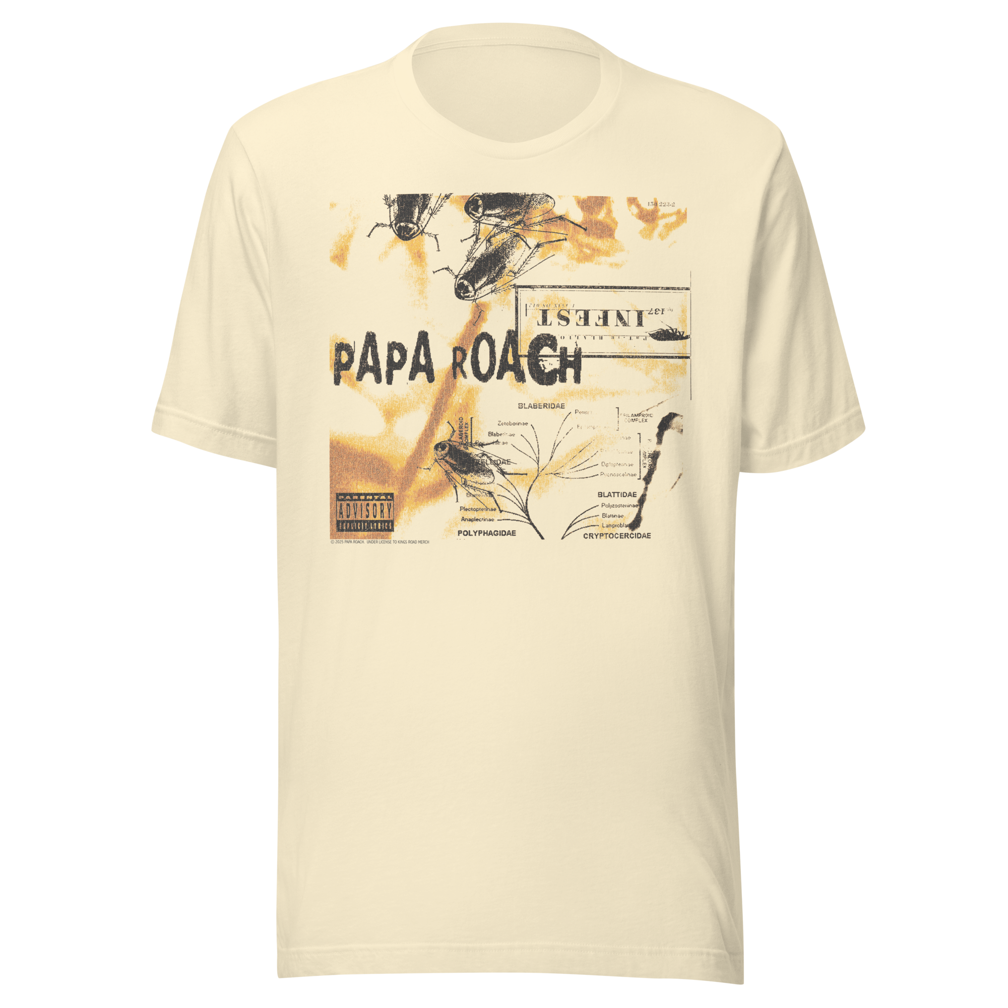 Stakes Papa Roach OG Infest T-Shirt Natural