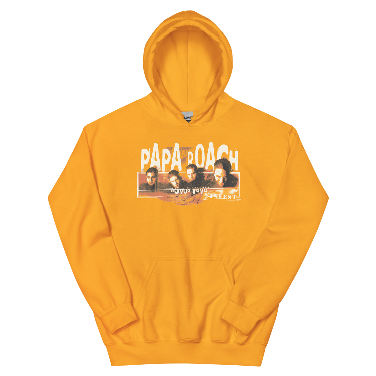 Stakes Papa Roach Vacavilles Finest Hoodie Yellow