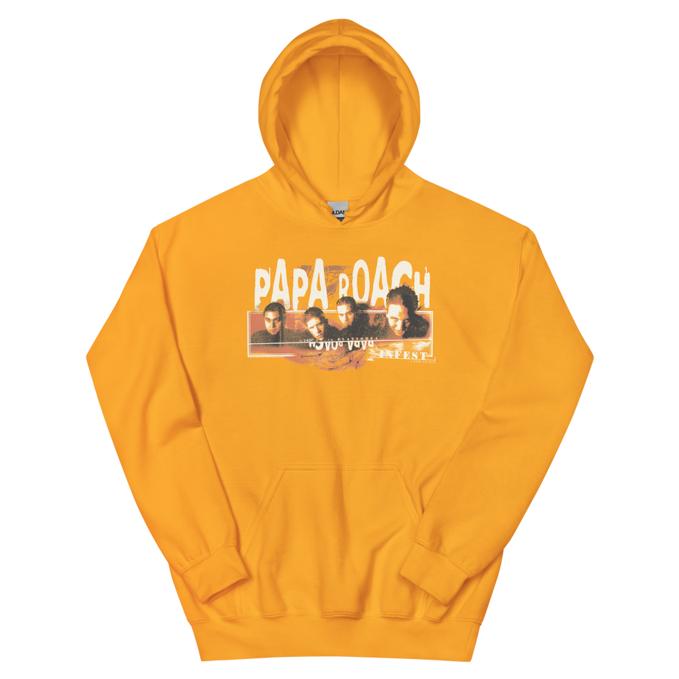 Stakes Papa Roach Vacavilles Finest Hoodie Yellow