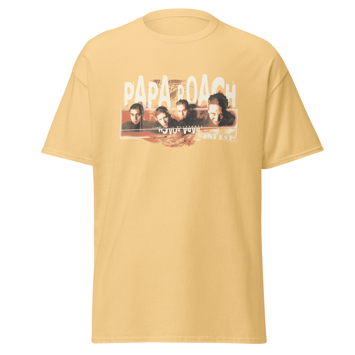 Stakes Papa Roach Vacavilles Finest T-Shirt Yellow