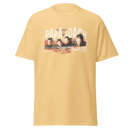Stakes Papa Roach Vacavilles Finest T-Shirt Yellow